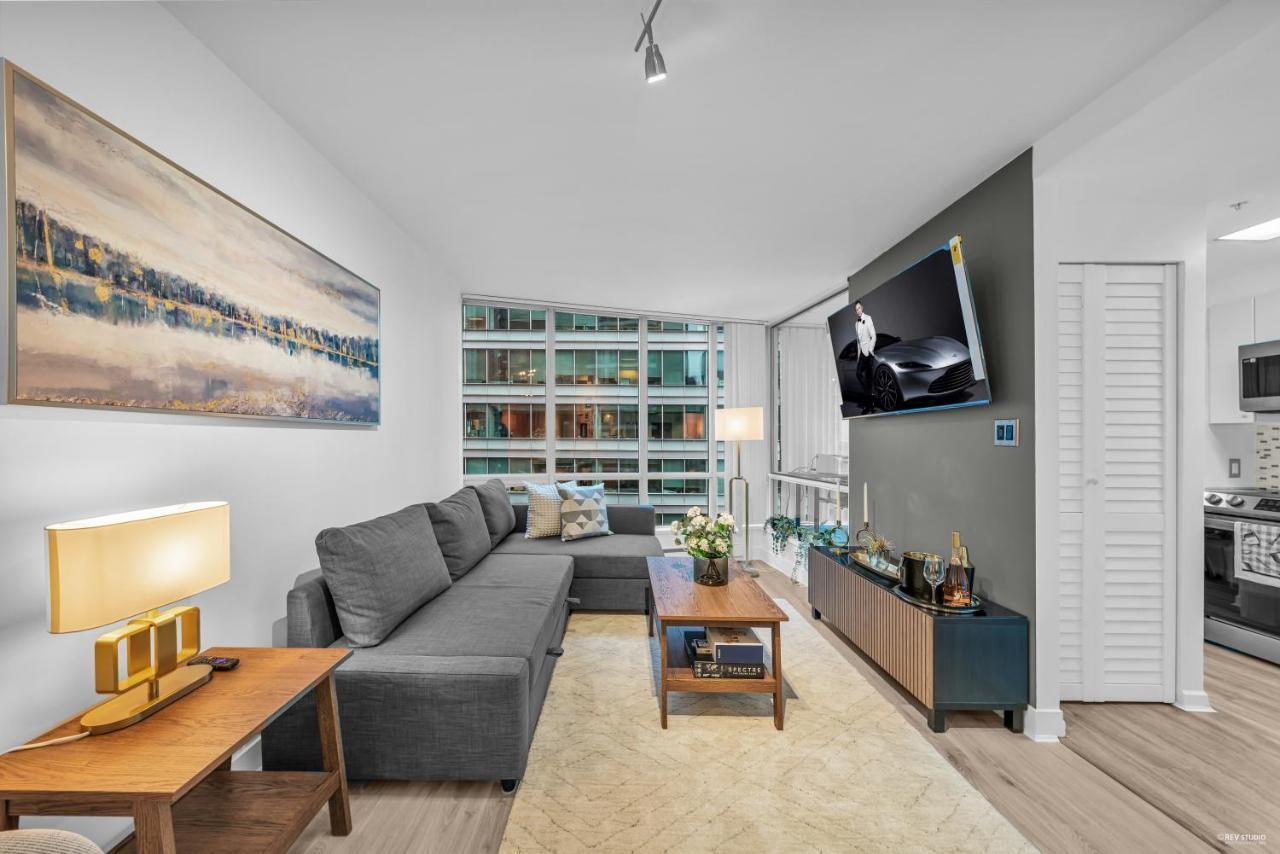 1-Br Condo In Downtown Coal Harbour With Parking And City Views Vancouver Eksteriør bilde